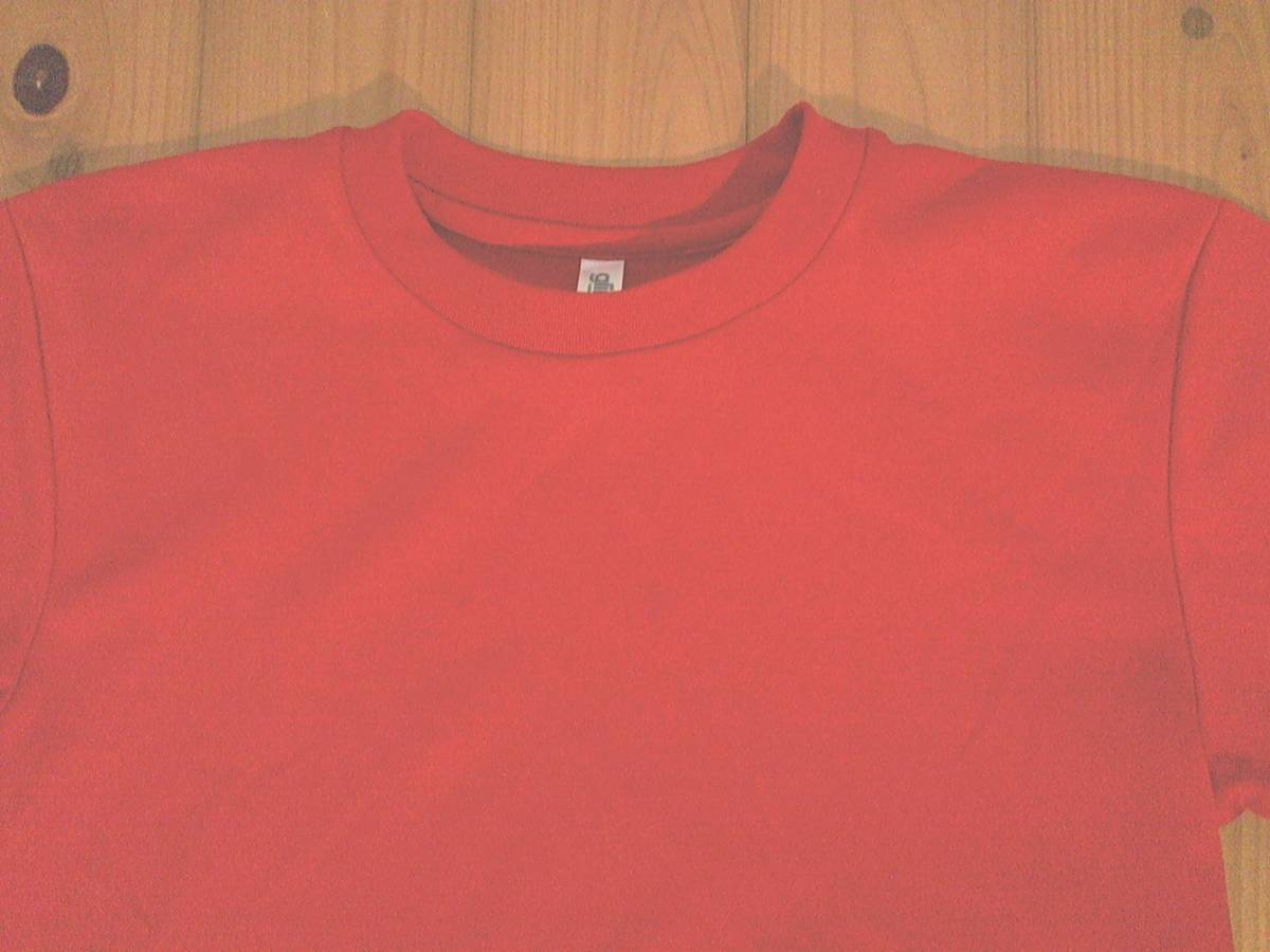 ●グリマー【glimmer】プリント半袖Tシャツ ドライTシャツ 赤 S レッド_画像2
