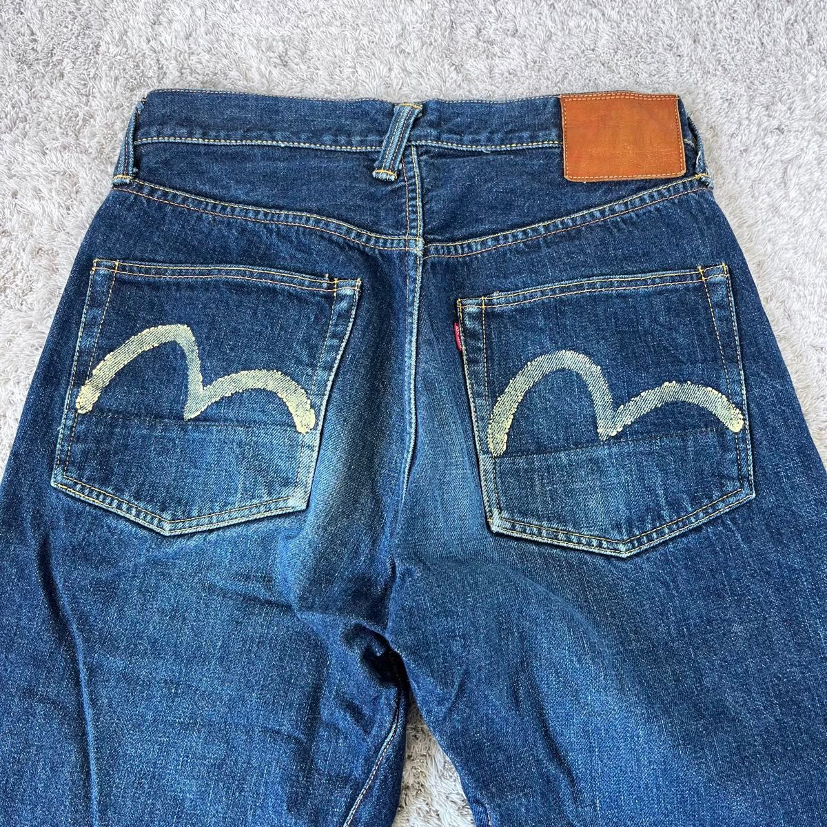 EVISU エビス エヴィス カモメ チェーンステッチ 黒耳 デニム EVISU エビス エヴィス カモメ チェーンステッチ 黒耳 デニム