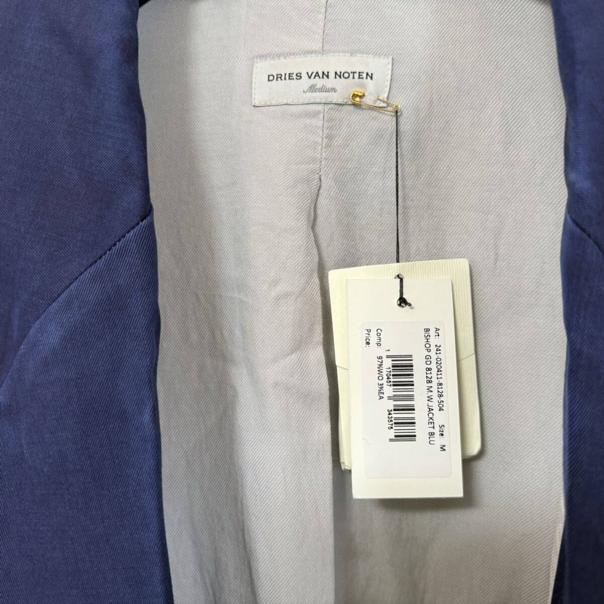 新品未使用】DRIES VAN NOTEN 24SS ジャケット ダブル M|Yahoo 新品未使用】DRIES VAN NOTEN 24SS ジャケット ダブル M|Yahoo
