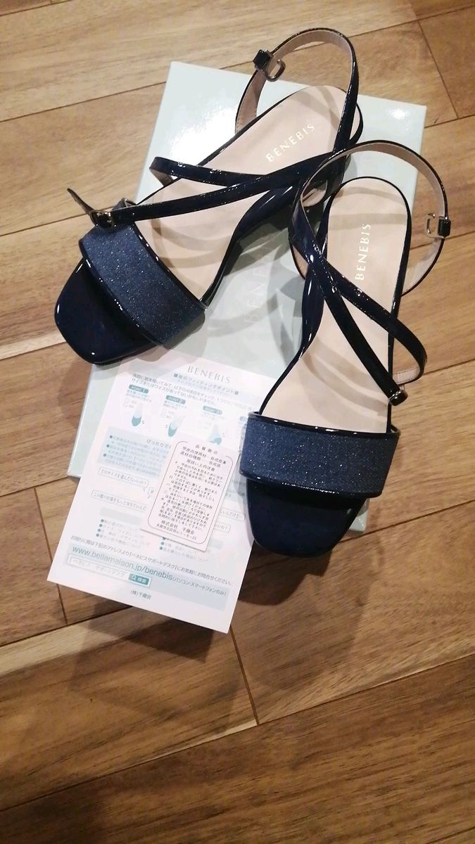 BENEBISベネビス サンダル アンクルストラップ