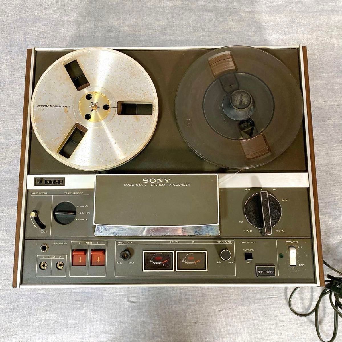 A260 SONY ソニー オープンリールデッキ TC-6260 当時品 希少 A260 SONY ソニー オープンリールデッキ TC-6260 当時品 希少