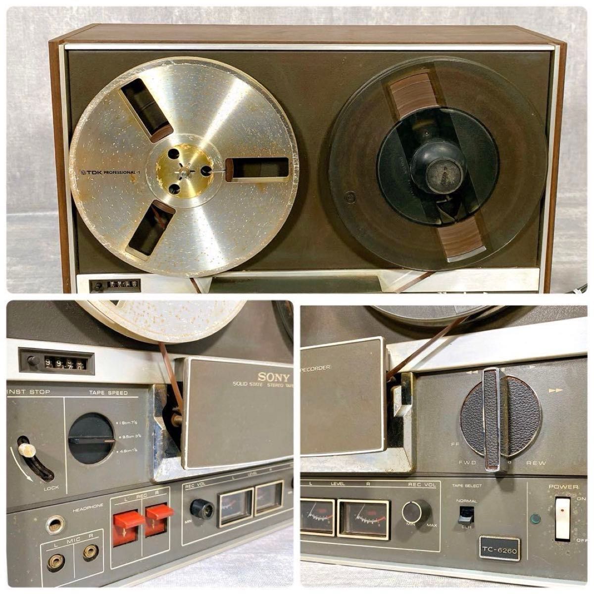 A260 SONY ソニー オープンリールデッキ TC-6260 当時品 希少 A260 SONY ソニー オープンリールデッキ TC-6260 当時品 希少