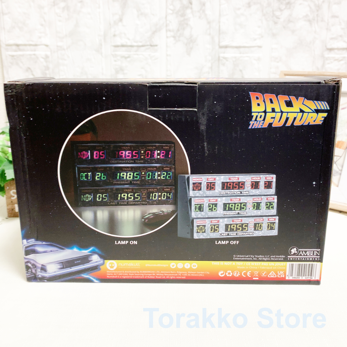 バックトゥザフューチャー LEDライト 公式ライセンス品 タイム バックトゥザフューチャー LEDライト 公式ライセンス品 タイム