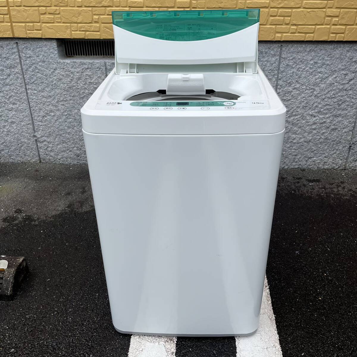 直接引取可/動作品】YAMADA YWM-T45A1 全自動洗濯機 4.5㎏ 2018 直接引取可/動作品】YAMADA YWM-T45A1 全自動洗濯機 4.5㎏ 2018
