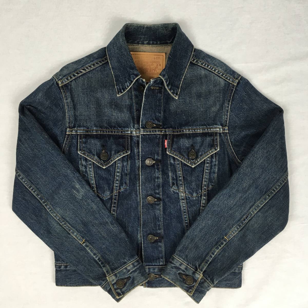 LEVI'S リーバイス 71557-02 3rd BIG'E' 香港製 97年 復刻 ジージャン サイズ34 デニム ジャケット Gジャン_画像1