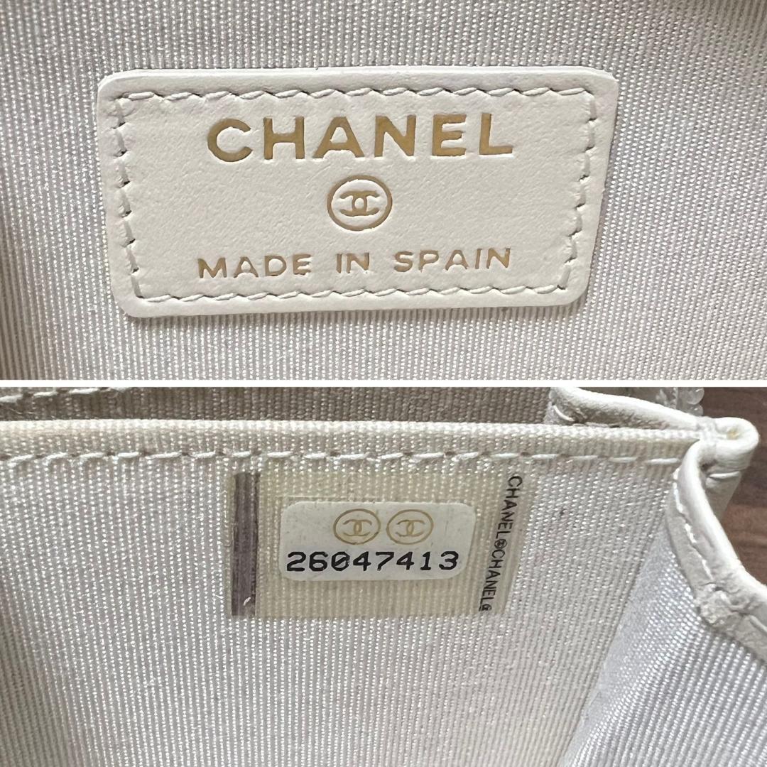 美品 26番台 CHANEL ボーイシャネル 財布 コインパース キャビア 美品 26番台 CHANEL ボーイシャネル 財布 コインパース キャビア