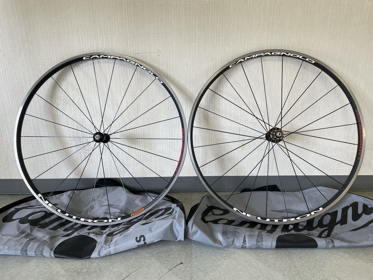 Campagnolo Neutron 前後ホイールセット クリンチャー カンパフリー 11S対応 中古