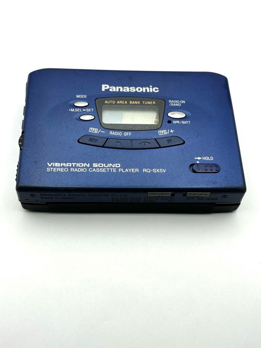 Panasonic ポータブルカセットプレーヤー RQ-SX5V ジャンク品 Panasonic ポータブルカセットプレーヤー RQ-SX5V ジャンク品