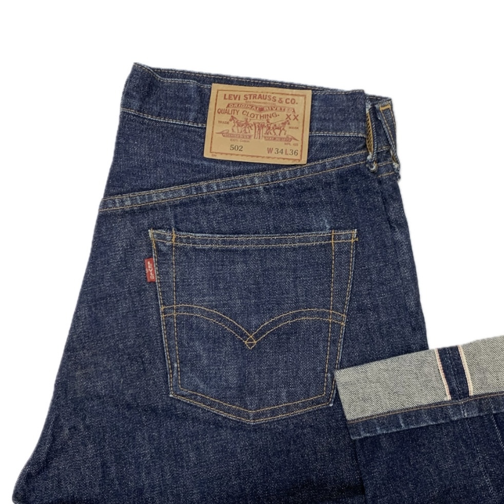 濃紺 レングス短め 日本製 98年製 復刻 Levi's リーバイス 502 濃紺 レングス短め 日本製 98年製 復刻 Levi's リーバイス 502