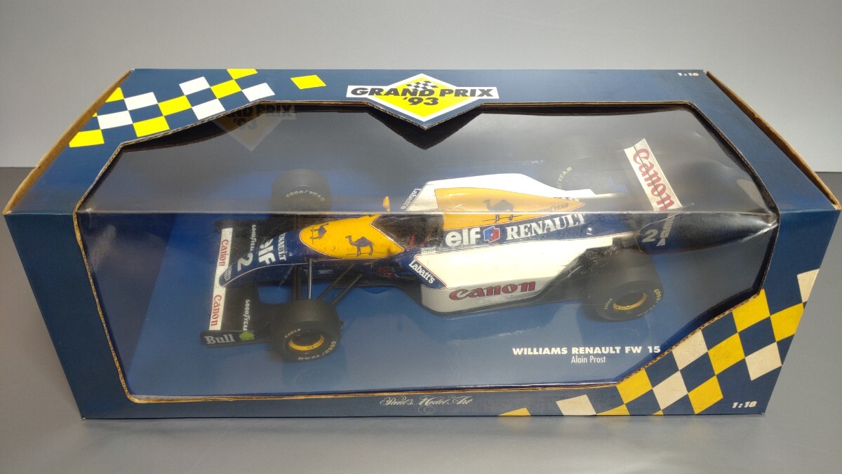 絶版希少 1/18 ウィリアムズ F1 FW15C アラン プロスト 1993 絶版希少 1/18 ウィリアムズ F1 FW15C アラン プロスト 1993