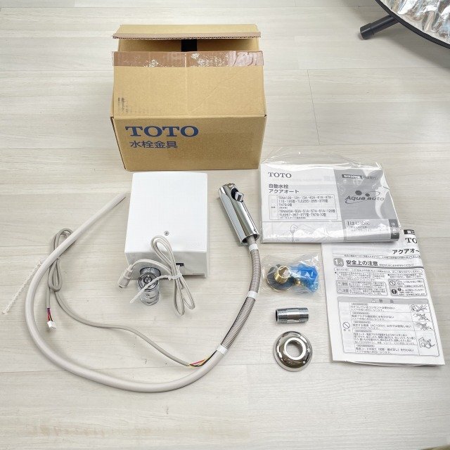 TENA125A 横水栓13(電気開閉、自動水栓、洗面) TOTO 【未使用 開封品】 ■K0045733