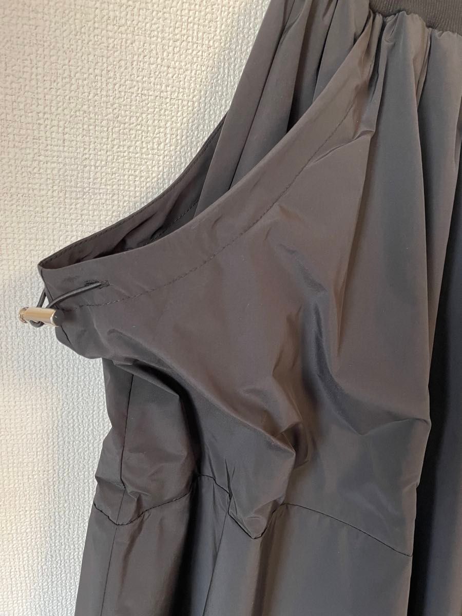 新品】MoNiLE モニーレ ウエストリブ ロング フレアスカート 新品】MoNiLE モニーレ ウエストリブ ロング フレアスカート