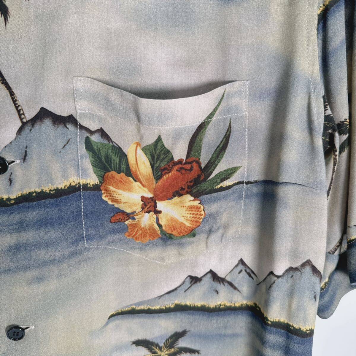 未使用 CELINE セリーヌ ハワイアンシャツ レーヨンシャツ T 未使用 CELINE セリーヌ ハワイアンシャツ レーヨンシャツ T