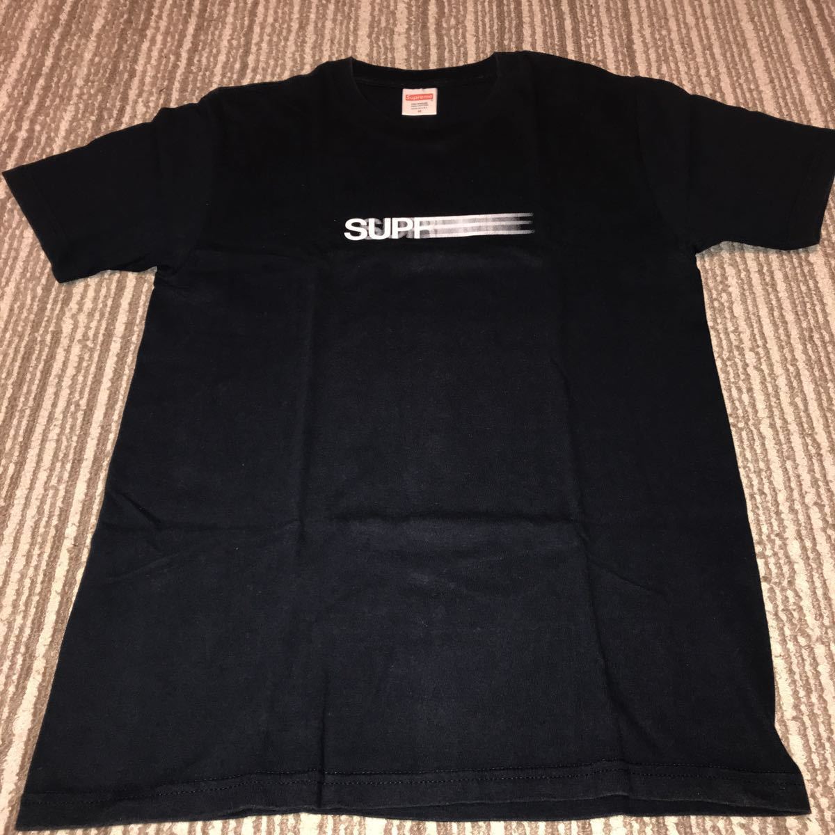 即決supreme 16ss MotionLogo Tee ネイビー Mサイズ シュプリーム Ｔシャツ_画像2