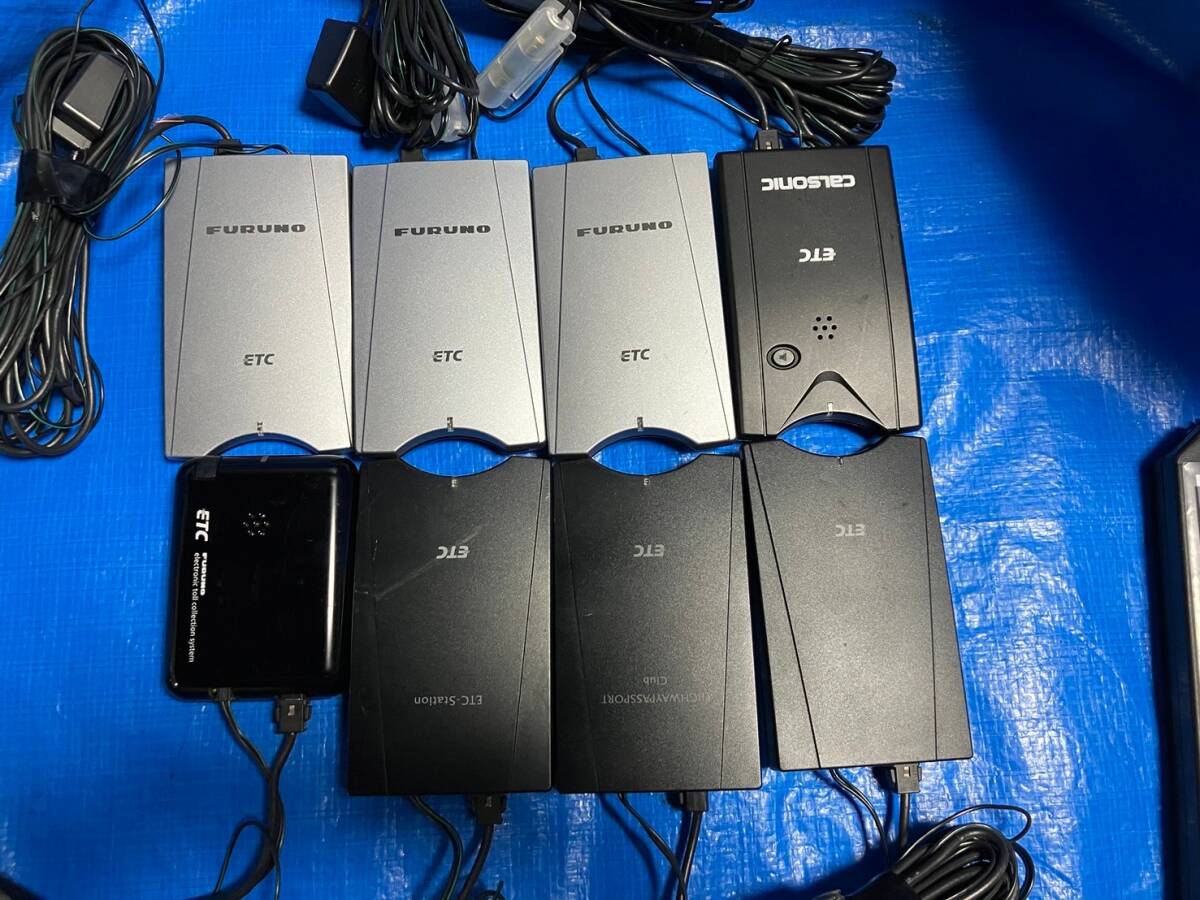 ★軽自動車外し ETC 8個セット 古野電気 アンテナ分離型★配線あり・在庫あり★062503Y