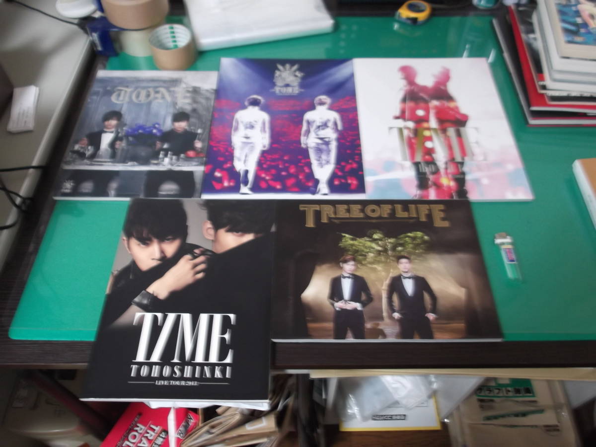 東方神起　パンフ　5冊　2012 TONE　2冊、2013 TIME　2冊、2014　TREE OF LIFE_画像1