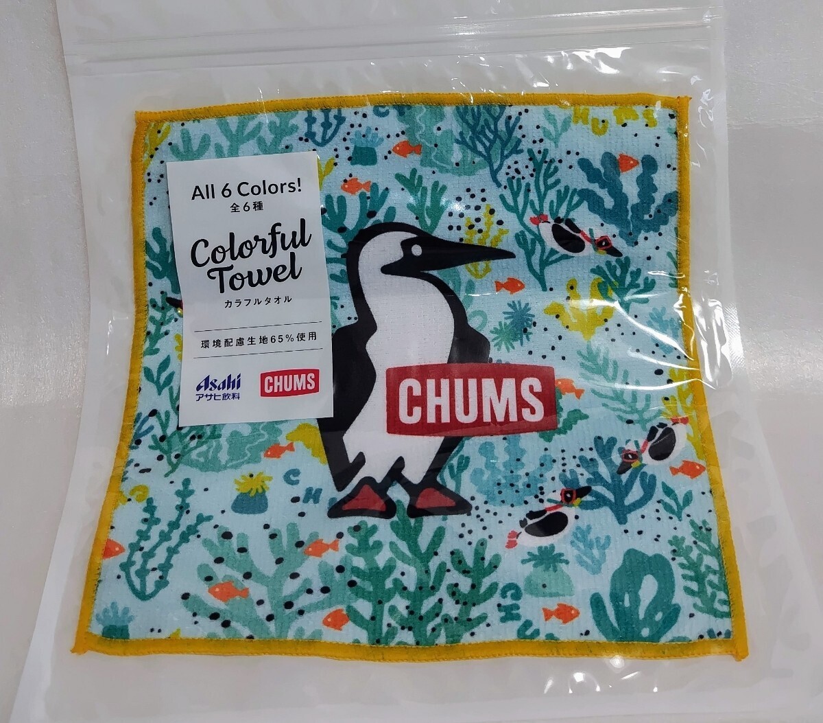 CHUMS Chums ×ASAHI полотенце носовой платок пингвин 