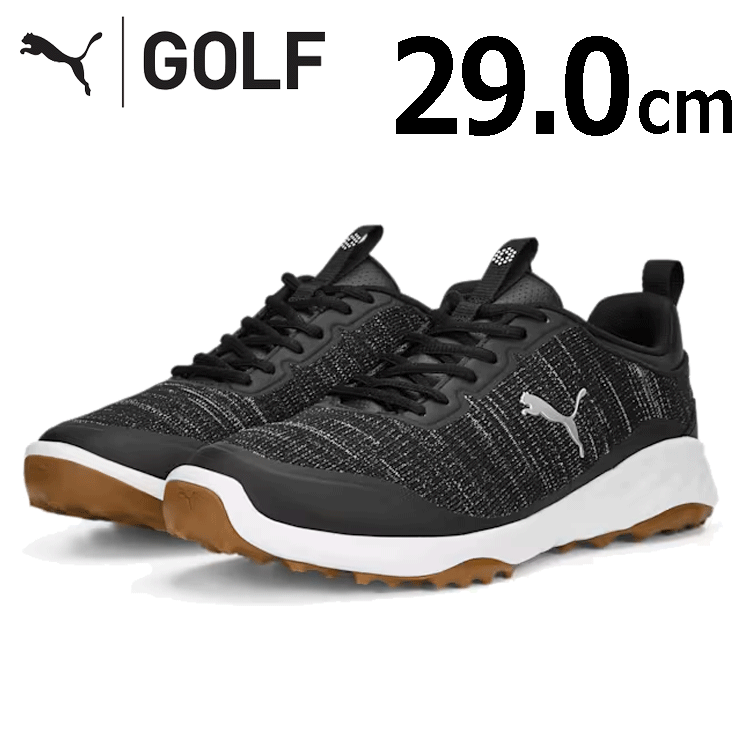 PUMA FUISON PRO 377041 【プーマ】【スパイクレス】【サイズ:29.0cm】【カラー:03 Black/Silver】【GolfShoes】