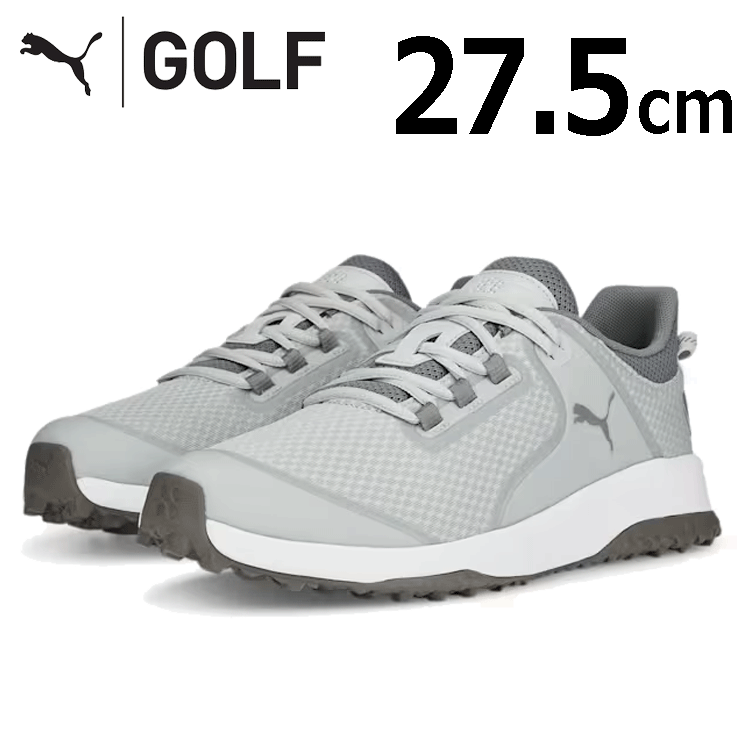 PUMA FUISON GRIP 377527 【プーマ】【スパイクレス】【サイズ:27.5cm】【カラー:01 Gray/Silver/Quiet Shade】【GolfShoes】
