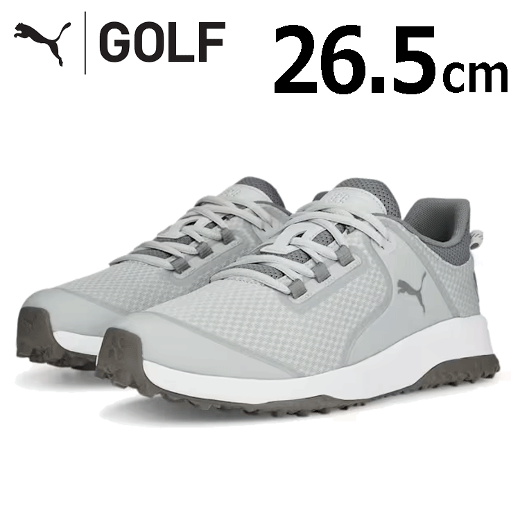 PUMA FUISON GRIP 377527 【プーマ】【スパイクレス】【サイズ:26.5cm】【カラー:01 Gray/Silver/Quiet Shade】【GolfShoes】