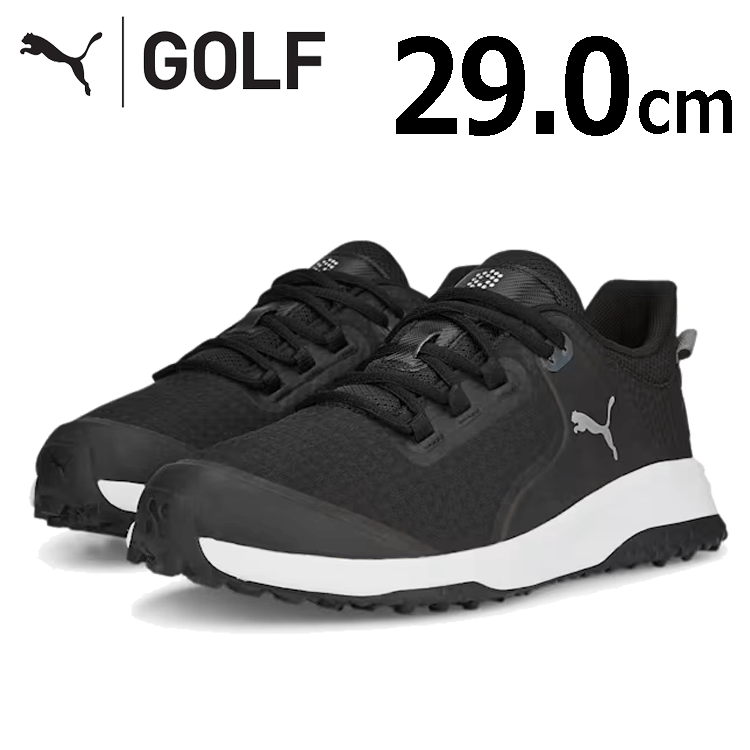 PUMA FUISON GRIP 377527 【プーマ】【スパイクレス】【サイズ:29.0cm】【カラー:02 Black/Silver/Quiet Shade】【GolfShoes】