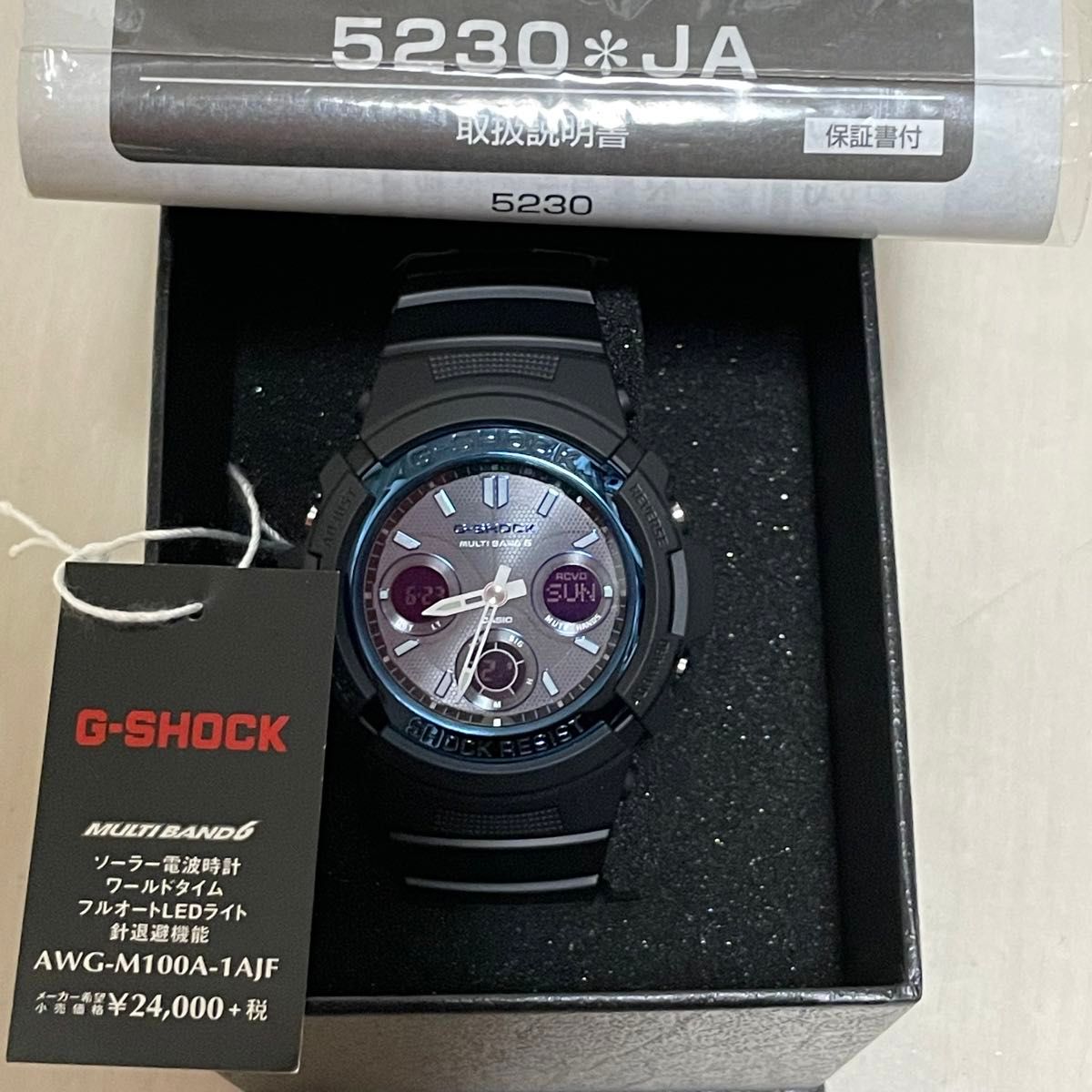 新品未使用】G-SHOCK AWG-M100A-1A 電波ソーラー カシオ CASIO 新品未使用】G-SHOCK AWG-M100A-1A 電波ソーラー カシオ CASIO