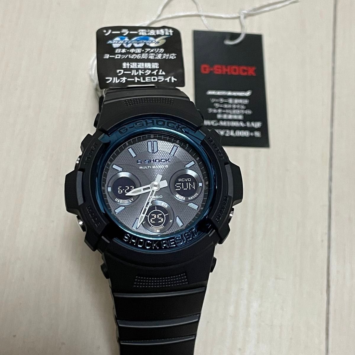 新品未使用】G-SHOCK AWG-M100A-1A 電波ソーラー カシオ CASIO 新品未使用】G-SHOCK AWG-M100A-1A 電波ソーラー カシオ CASIO