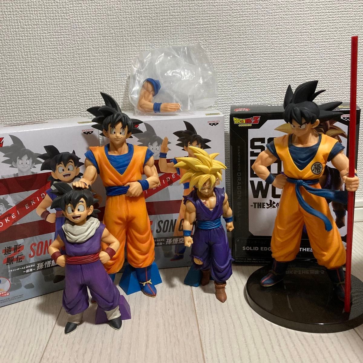 フィギュア ドラゴンボールZ 造形駅伝 孫悟空 孫悟飯 少年 出陣 フィギュア ドラゴンボールZ 造形駅伝 孫悟空 孫悟飯 少年 出陣