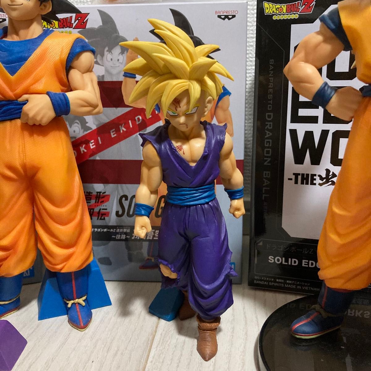 フィギュア ドラゴンボールZ 造形駅伝 孫悟空 孫悟飯 少年 出陣 フィギュア ドラゴンボールZ 造形駅伝 孫悟空 孫悟飯 少年 出陣