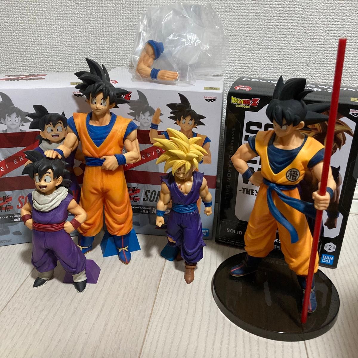 フィギュア ドラゴンボールZ 造形駅伝 孫悟空 孫悟飯 少年 出陣 フィギュア ドラゴンボールZ 造形駅伝 孫悟空 孫悟飯 少年 出陣