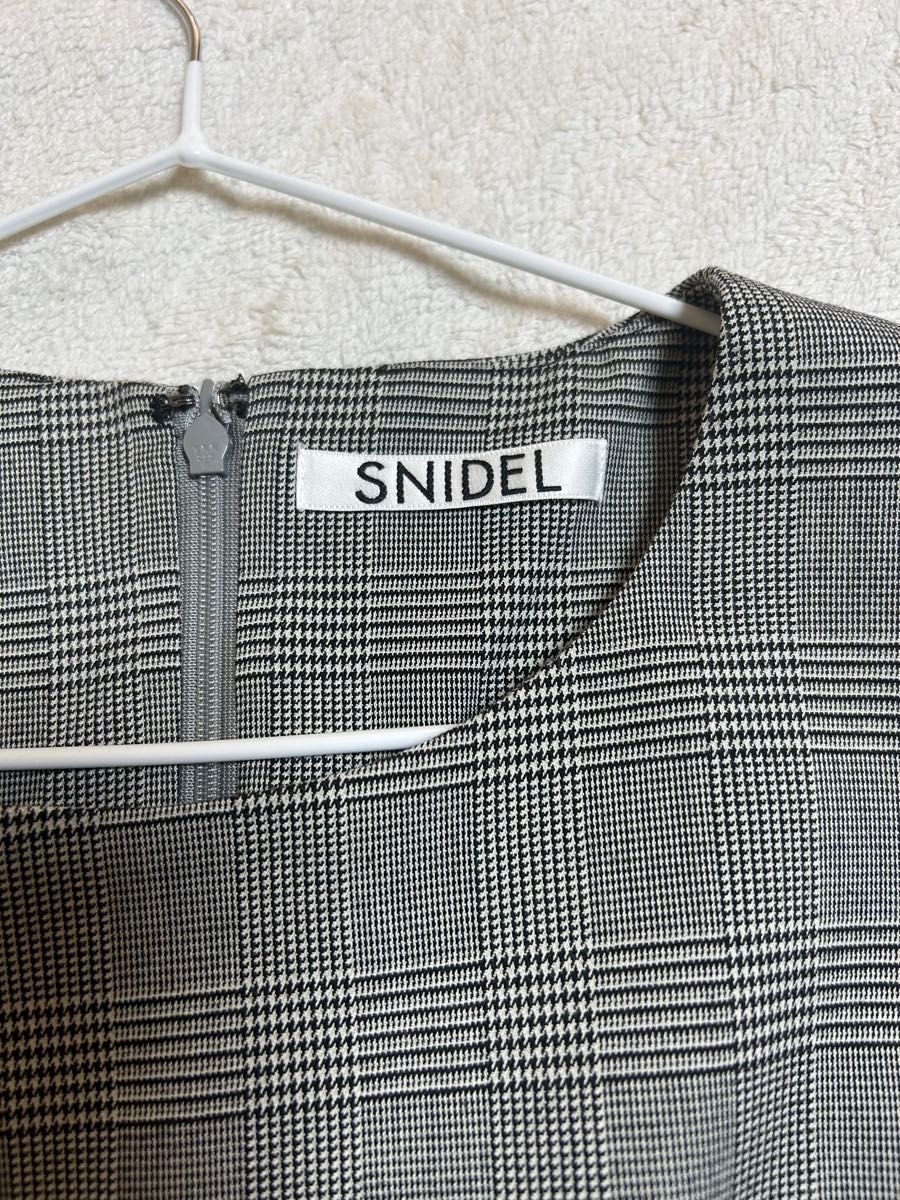 snidel ワンピース チェック 