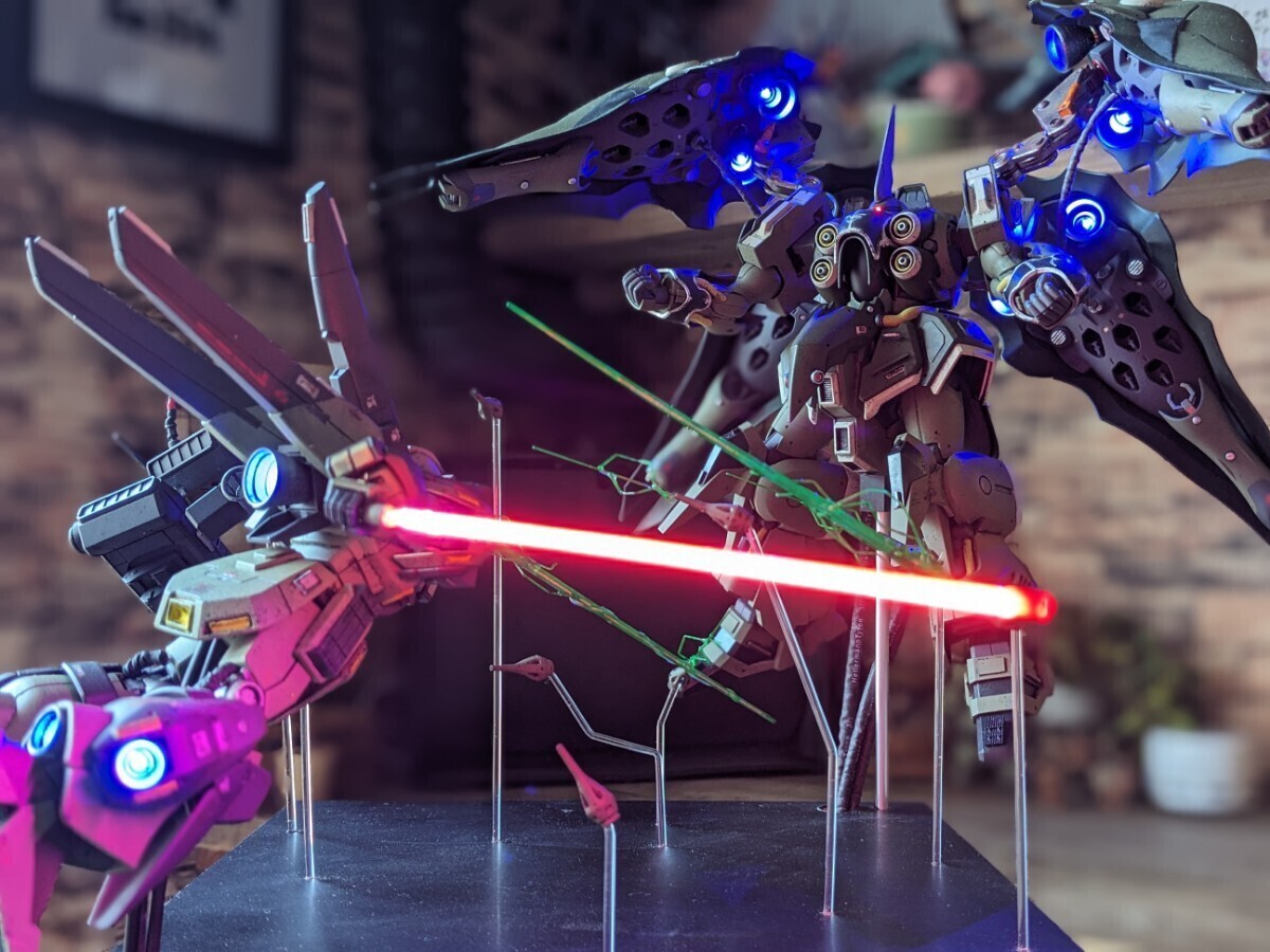 スタークジェガン クシャトリヤ HG ガンプラ ジオラマ 完成品 全 スタークジェガン クシャトリヤ HG ガンプラ ジオラマ 完成品 全