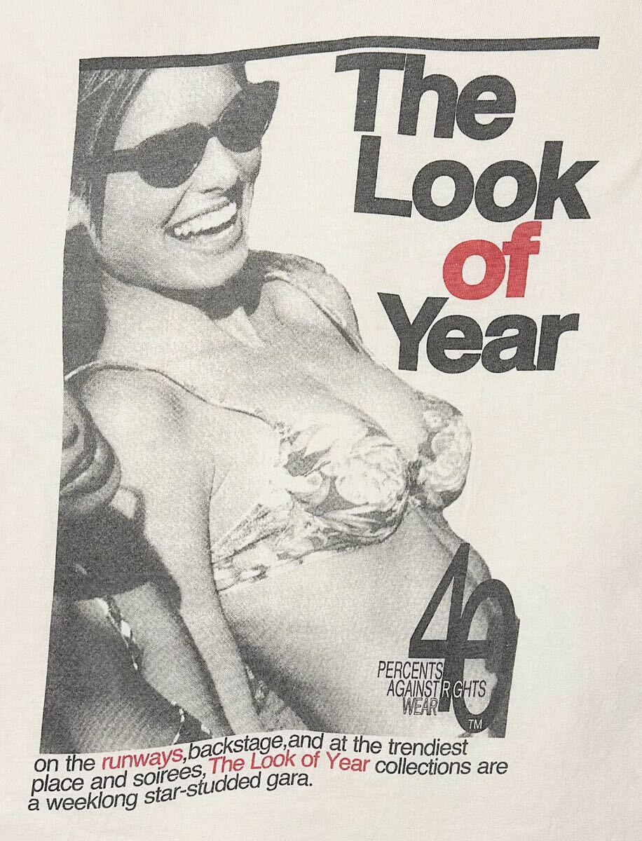 90s 初期 40% スーパーモデル Tシャツ 白 (forty percent 90s 初期 40% スーパーモデル Tシャツ 白 (forty percent