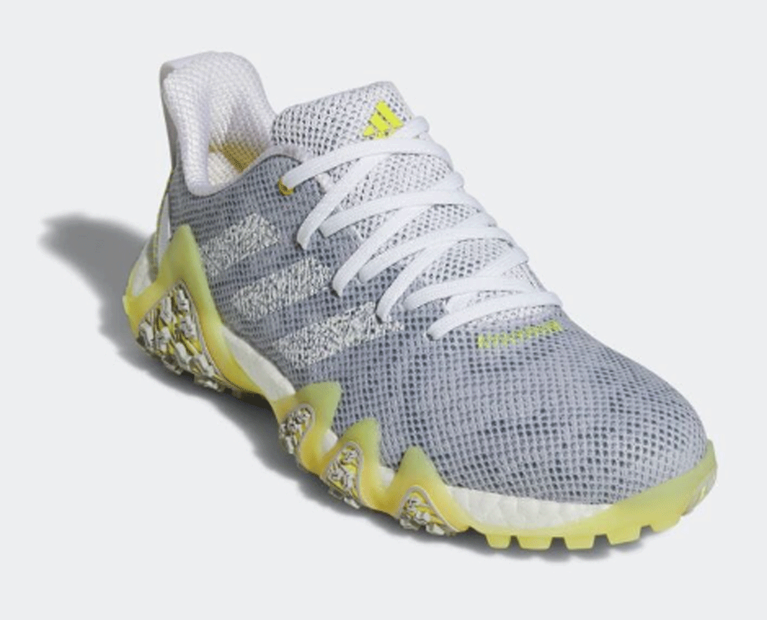 новый товар # Adidas #2022.8#wi мужской код Chaos 22 шиповки отсутствует #GX2612# белый | белый | beam желтый #24.5CM# стандартный товар