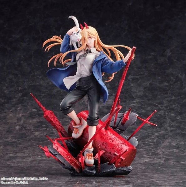 S-FIRE チェンソーマン フィギュア パワー & ニャーコ 1/7 S-FIRE チェンソーマン フィギュア パワー & ニャーコ 1/7