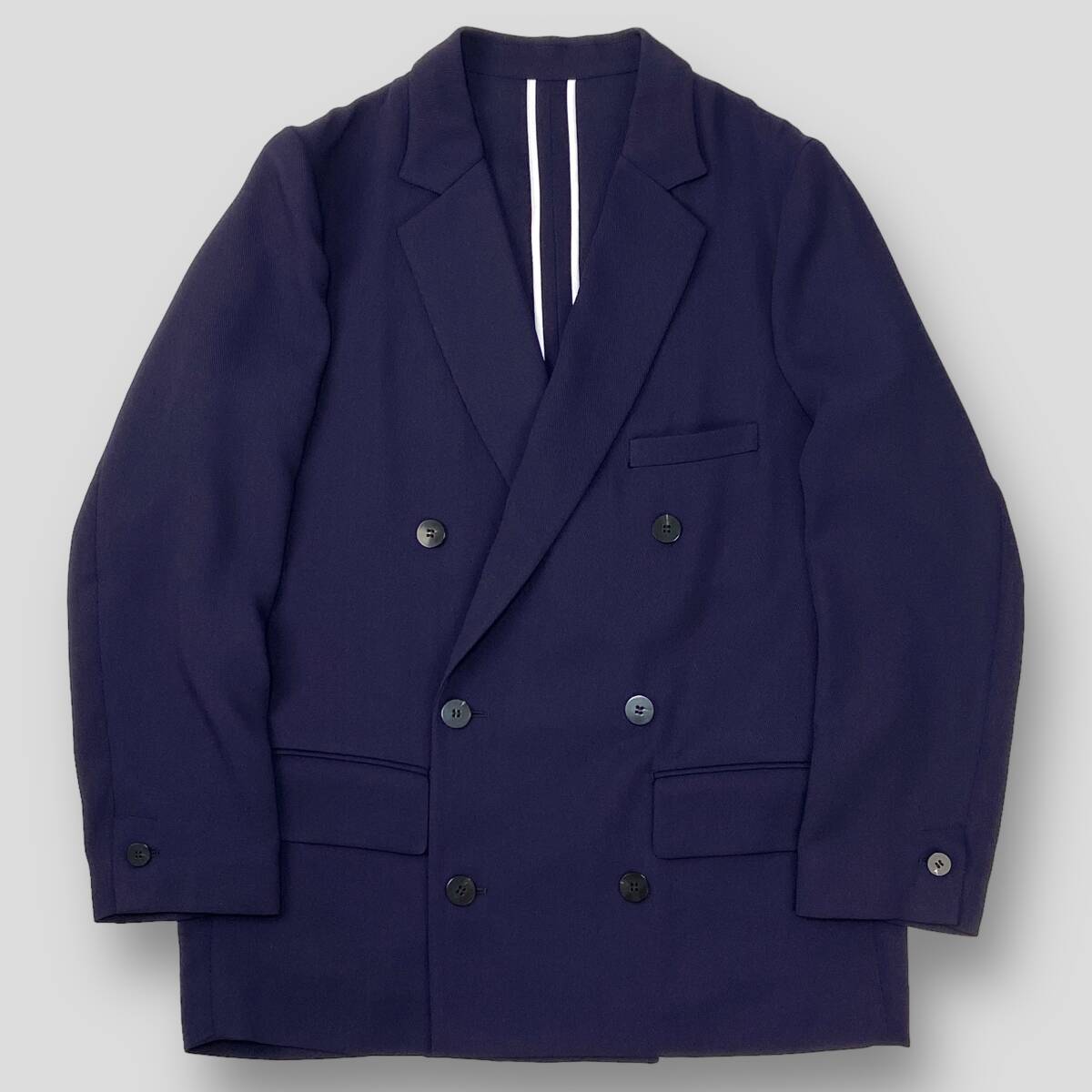 FRKM SCD*日本未入荷*ブロードショルダー/ウール ジャケット 新品未使用 OVERCOAT オーバーコート 22SS DROPPED SHOULDER