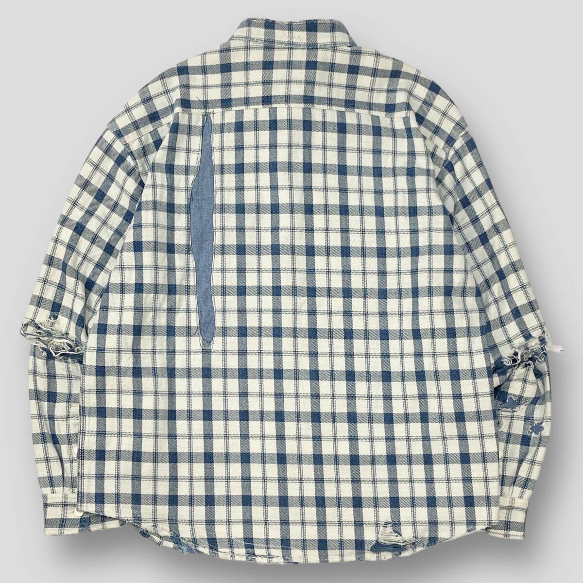 極美品 visvim / ビズビム 20SS LUMBER SHIRT L/S CRASH (INDIGO 極美品 visvim / ビズビム 20SS LUMBER SHIRT L/S CRASH (INDIGO