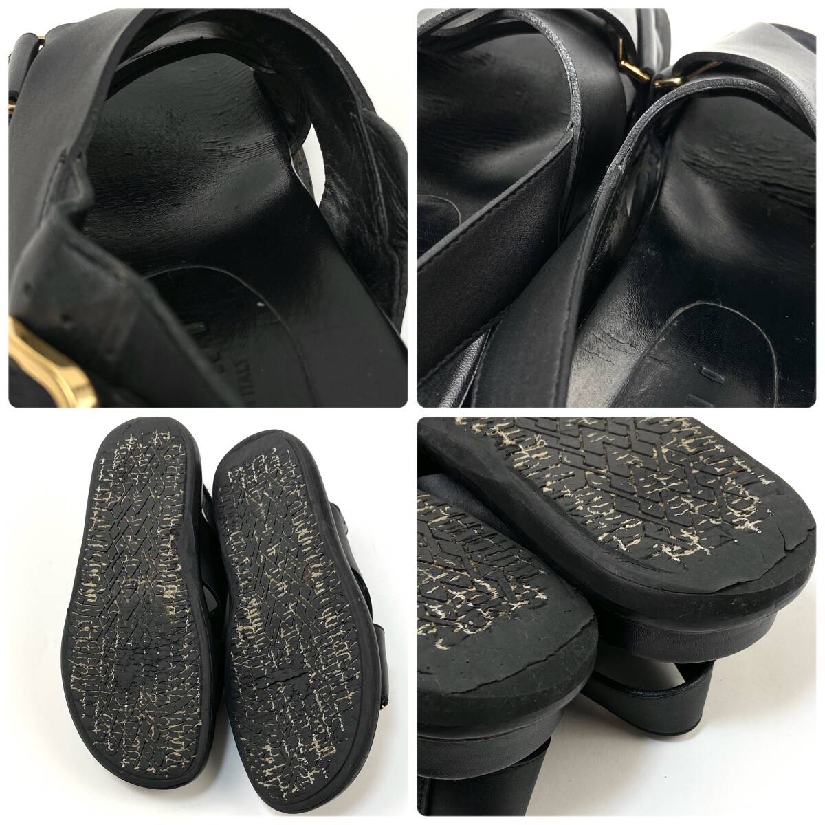 MARNI|スムースカーフスキン クロススタイルサンダル MARNI / マルニ スムースカーフスキン フスベットサンダル