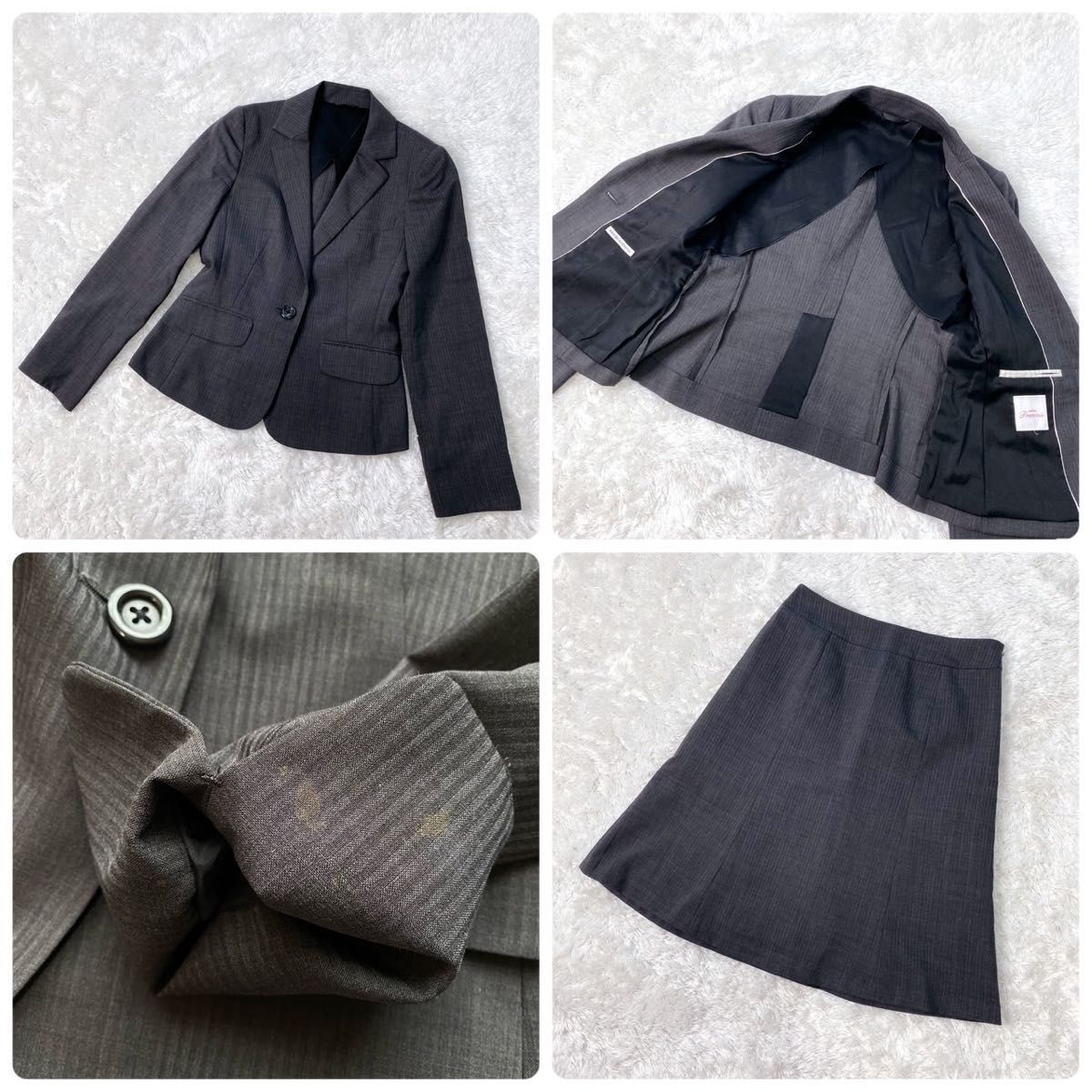 美品✨ エヌラインプレシャス スカート パンツ スーツ セットアップ 3点セット エヌラインプレシャス スカート パンツ スーツ セットアップ 3点
