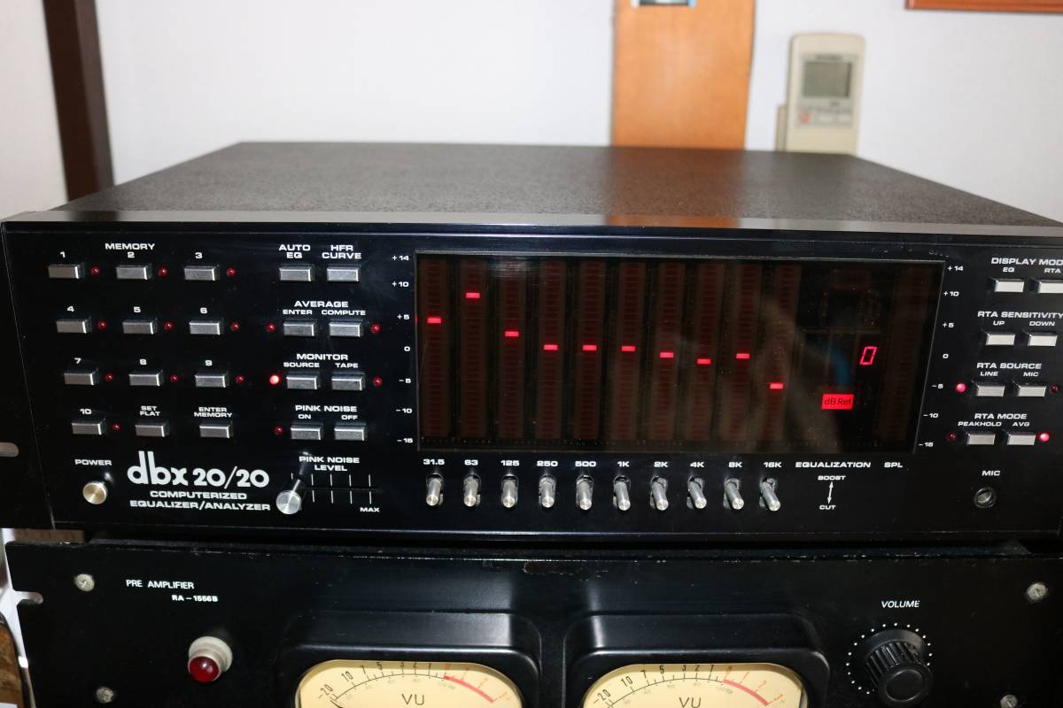 dbx 20/20 graphic equalizer regular price 48 ten thousand jpy