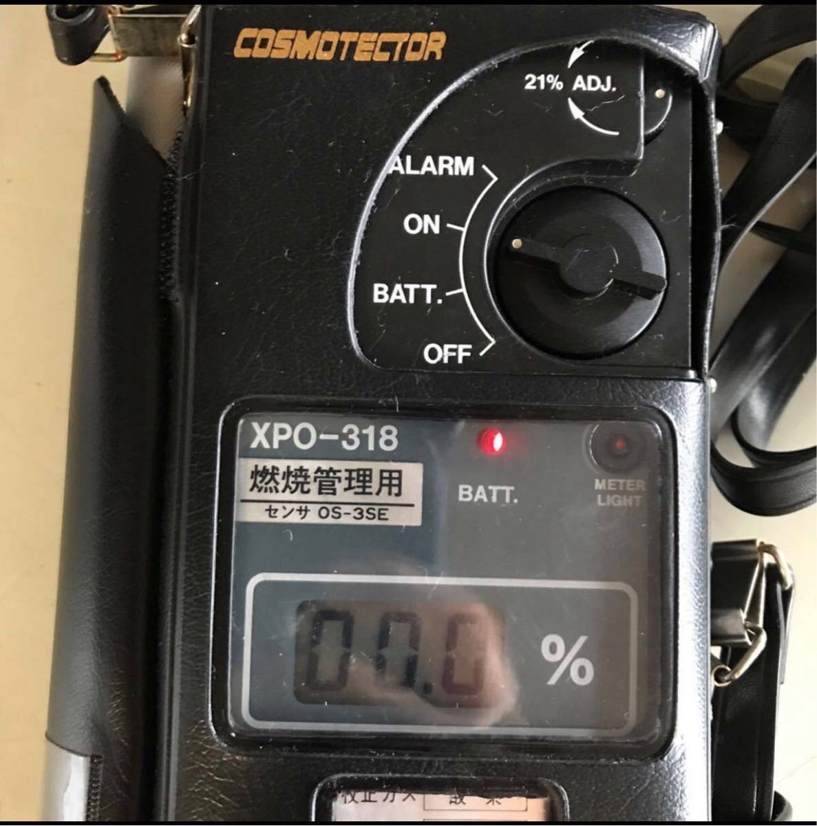 動作品 自動吸引式デジタル酸素濃度計（警報機能付） XPO-318 管NO.f350_画像2
