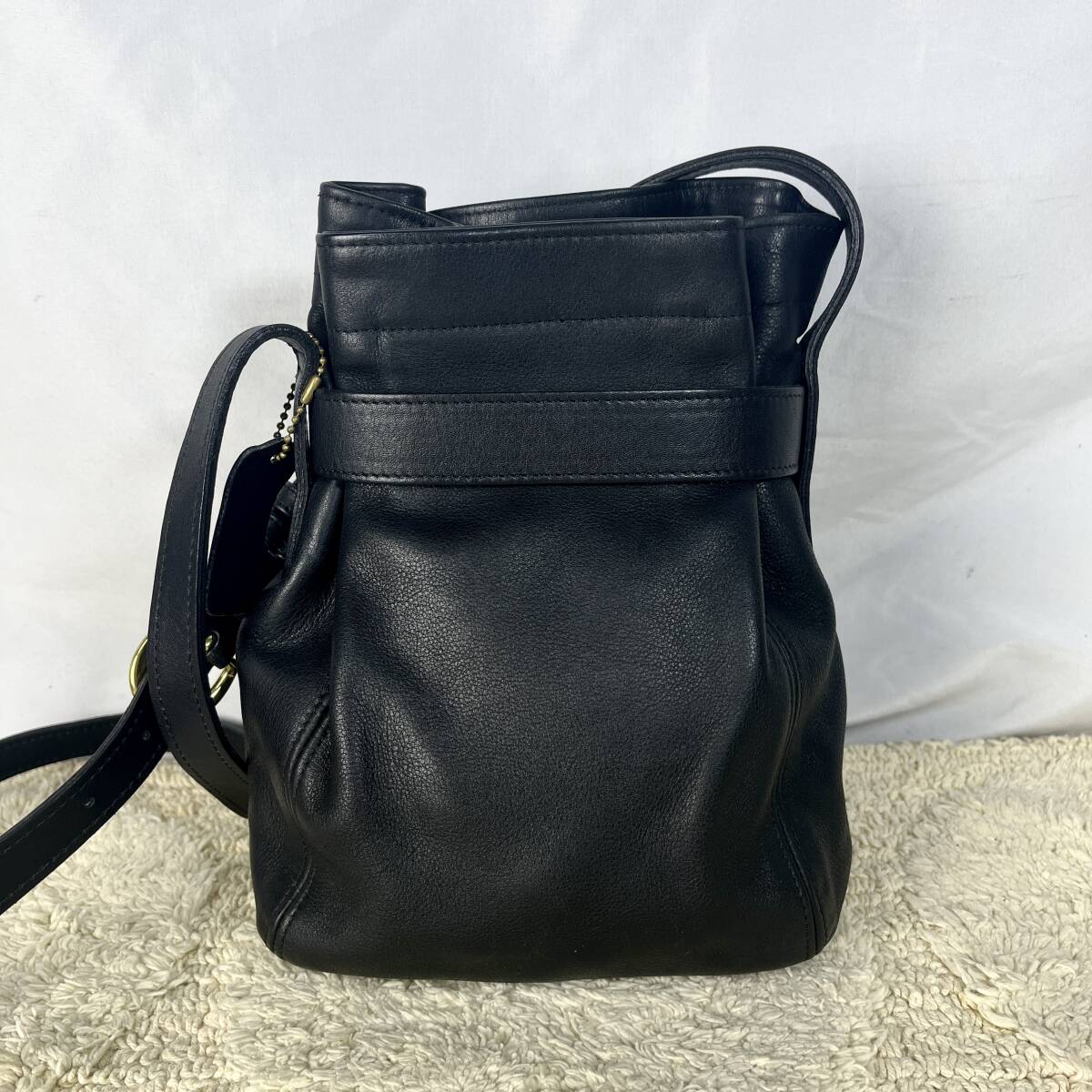 希少 OLD COACH 巾着 ショルダーバッグ ベルテッドポーチ 4156 希少 OLD COACH 巾着 ショルダーバッグ ベルテッドポーチ 4156