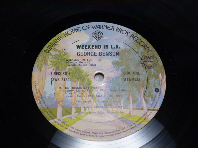 ヤフオク! - 米 2枚組 レコード LP盤 GEORGE BENSON WEEKEND...