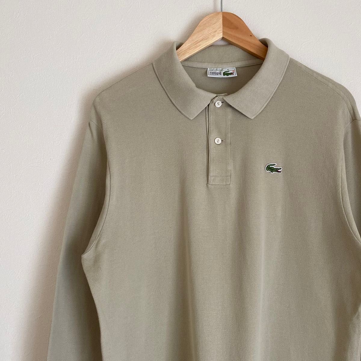 70s LACOSTE ラコステ 長袖 ポロシャツ ロングスリーブ フラレコ 70s LACOSTE ラコステ 長袖 ポロシャツ ロングスリーブ フラレコ