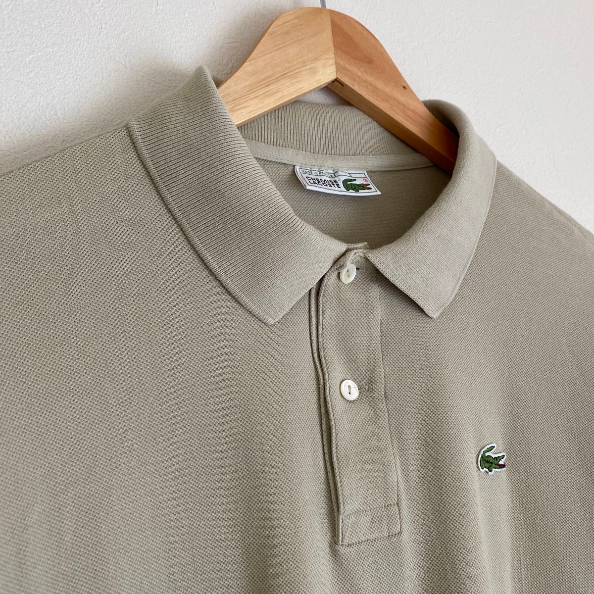 70s LACOSTE ラコステ 長袖 ポロシャツ ロングスリーブ フラレコ 70s LACOSTE ラコステ 長袖 ポロシャツ ロングスリーブ フラレコ