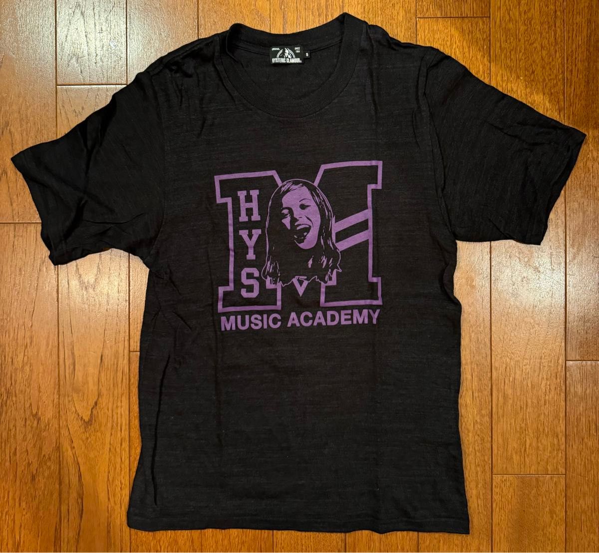 HYSTERIC GLAMOUR MUSIC STORES Tシャツ ブラック HYSTERIC GLAMOUR ブラック Tシャツ S