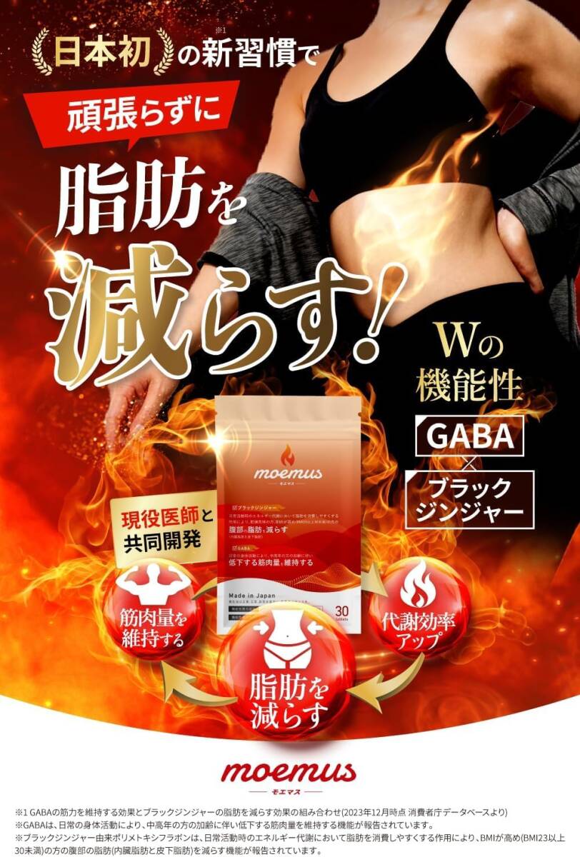 moemus 【ダイエット サプリ】モエマス GABA ブラック moemus 【ダイエット サプリ】モエマス GABA ブラック