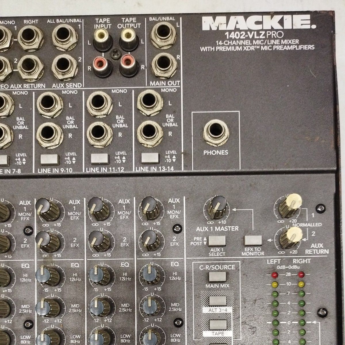 マッキー mackie 1402-VLZ pro 14ch PAミキサー 卓 アナログ マッキー mackie 1402-VLZ pro 14ch PAミキサー 卓 アナログ
