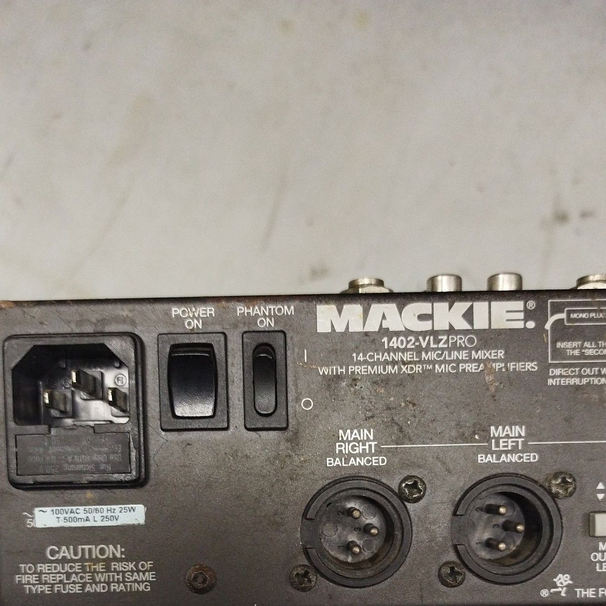 マッキー mackie 1402-VLZ pro 14ch PAミキサー 卓 アナログ マッキー mackie 1402-VLZ pro 14ch PAミキサー 卓 アナログ