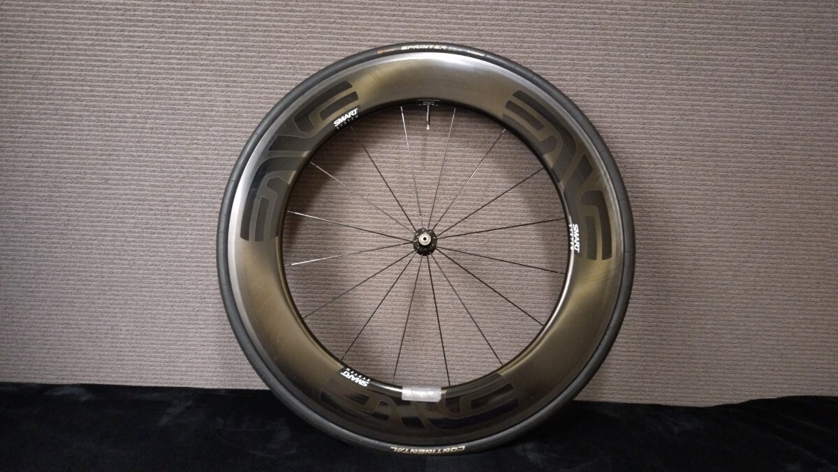 【中古】ENVE エンヴィ SES 8.9 リムブレーキ チューブラー カーボンホイール フロントのみ エアロ